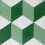 Piastrella di cemento Cube Carodeco Emerald 7290-1-20x20x1,6