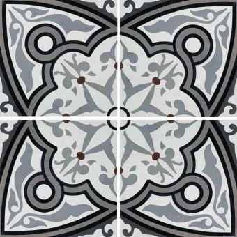Carreau ciment Fleur