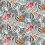 Zebrina Outdoor Fabric Osborne and Little Turquoise F7447-02