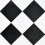 Damier cement Tile Carodeco Black/White 370-1-20x20x1,6