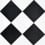 Damier cement Tile Carodeco Black/White 370-1-20x20x1,6