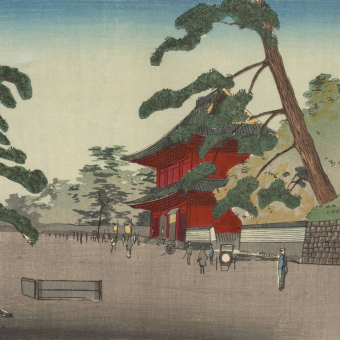 Papier peint panoramique Zojoji Nicchu