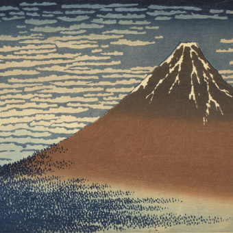 Panoramatapete Mont Fuji Mont Fuji Etoffe.com x Agence Musées Nationaux