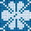 Mosaïque Genziania Vitrex Blu/Bianco 07700004-012-29,5x29,5x0,4