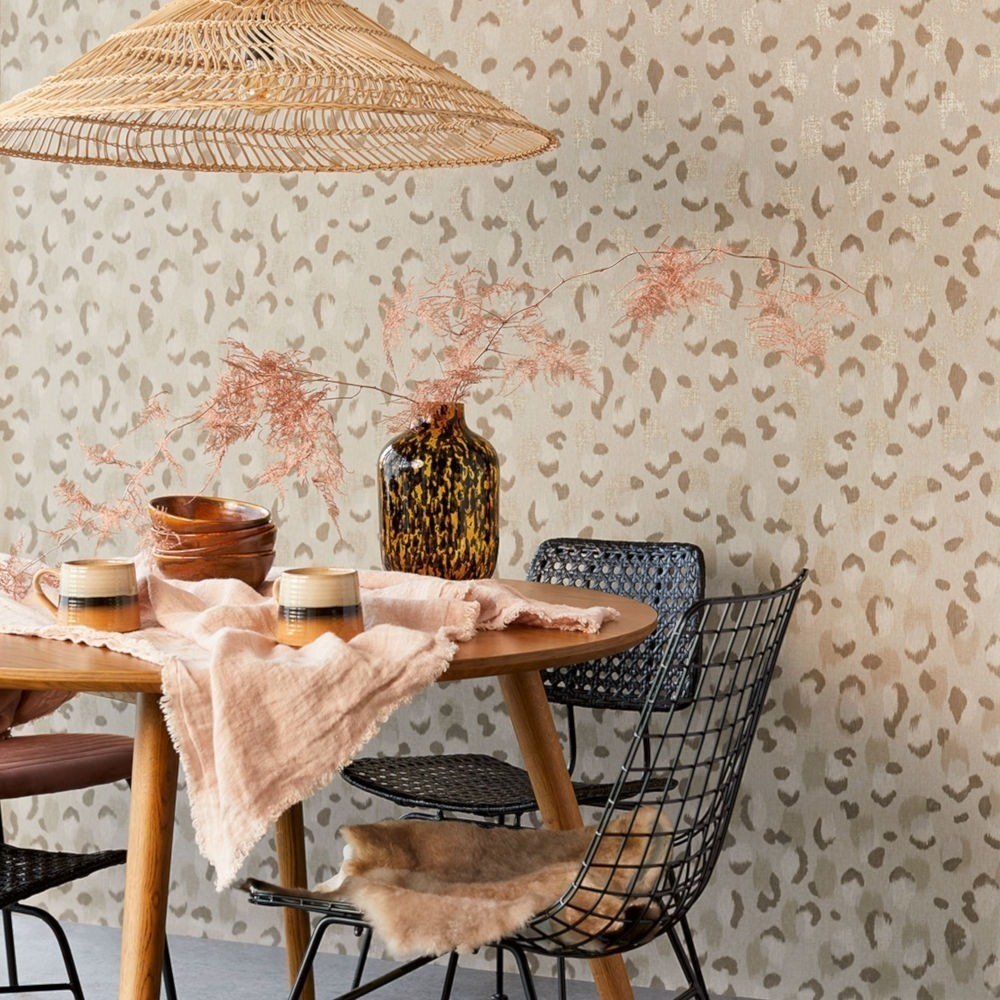 Blush Cheetah Wallpaper | Dorm Essentials