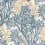 Aigue-marine Fabric Casamance Bleu Riviere/Jaune Or 44550453