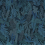 Tissu Panthère Casamance Bleu Topaze 43760176