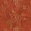 Tissu Panth&egrave;re Casamance Orange Brulée 43760343