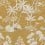 Tissu Larimar Casamance Jaune or 43770121