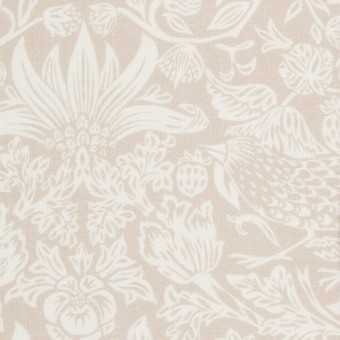 Strawberry Meadowfield Chiltern Linen Fabric Pewter Liberty