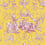 Papier peint Greuze Charles Burger Jaune/Framboise PP1490005