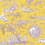 Papel pintado Chasse de Diane Charles Burger Jaune/Lilas PP2427009