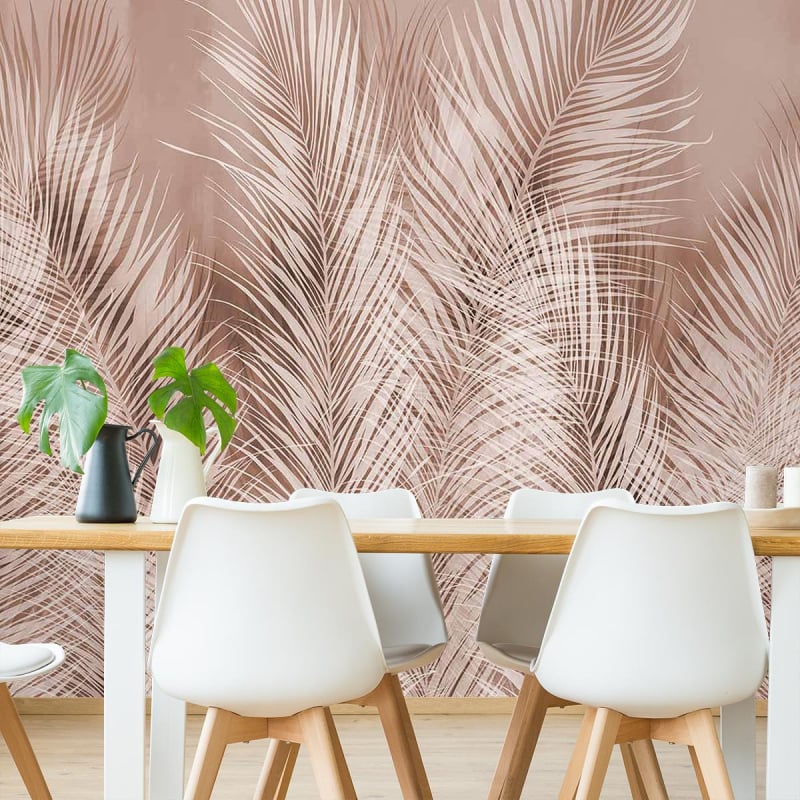 Carta da parati panoramica Bushy Inkiostro Bianco