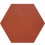 Piastrella di cemento Uni Hexagone Carodeco Carodeco Acajou hexagone-70-20x17,4