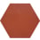 Uni Hexagone  Carodeco cement tile Carodeco Acajou hexagone-70-20x17,4