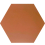 Carreau ciment Uni Hexagone Carodeco Carodeco Sienne hexagone-73-20x17,4