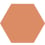Carreau ciment Uni Hexagone Carodeco Carodeco Brique hexagone-75-20x17,4