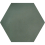 Baldosa hidráulica Uni Hexagone Carodeco Carodeco Vert de gris hexagone-3015-20x17,4