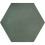 Carreau ciment Uni Hexagone Carodeco Carodeco Vert de gris hexagone-3015-20x17,4