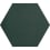 Carreau ciment Uni Hexagone Carodeco Carodeco Vert foncé hexagone-3014-20x17,4