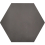Carreau ciment Uni Hexagone Carodeco Carodeco Poivre hexagone-17-20x17,4