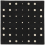 JC-4 Bubbles Black White rug by Joe Colombo AMINI 240x240 cm 22767