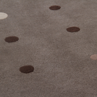 JC-1 Bubbles Grey rug by Joe Colombo 200x300 cm AMINI