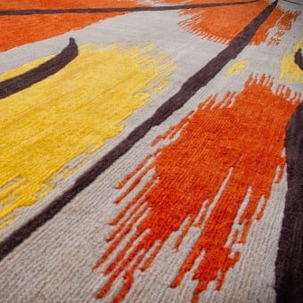 Danza rug by René Gruau