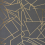 Angles Wallpaper Erica Wakerly Gold/Lead Grey ANG010
