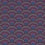 Papier peint Otto Casamance Marine/Magenta/Métallisé 74821646