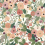Carta da parati adhésif Garden Party Rifle Paper Co. Burgundy Multi PSW1203RL
