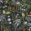 Juniper Forest adhesive wallpaper Rifle Paper Co. Black PSW1198RL