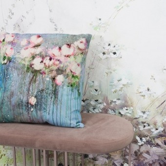 Bleu d'Avril Cushion