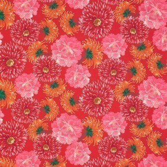 Hanabatake Fabric Rosso K3 design by Kenzo Takada