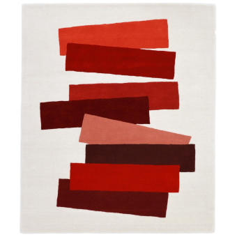 Teppich The Many Faces of Red von Josef Albers
