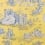 Papel pintado Ballon de Gonesse Charles Burger Jaune/Bleu PP2232205