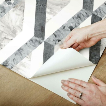 Papier peint adhésif Statuary Diamond Inlay