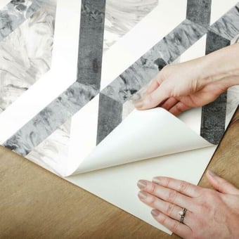 Statuary Diamond Inlay adhesive wallpaper
