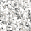 Papel pintado adhésif Botany Vines York Wallcoverings Gray PSW1086RL