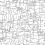 Selbstklebende Tapete Cubist Cityscape York Wallcoverings White/Black PSW1047RL
