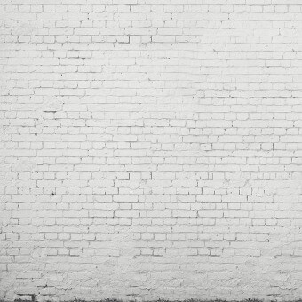 Carta da parati Murale White Brick Wall White Brick Wall Les Dominotiers
