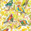 Tessuto Piou piou Lalie Design Multicolore 1007/orig /PPK