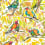 Tissu Piou piou Lalie Design Multicolore 1007/orig /PPK