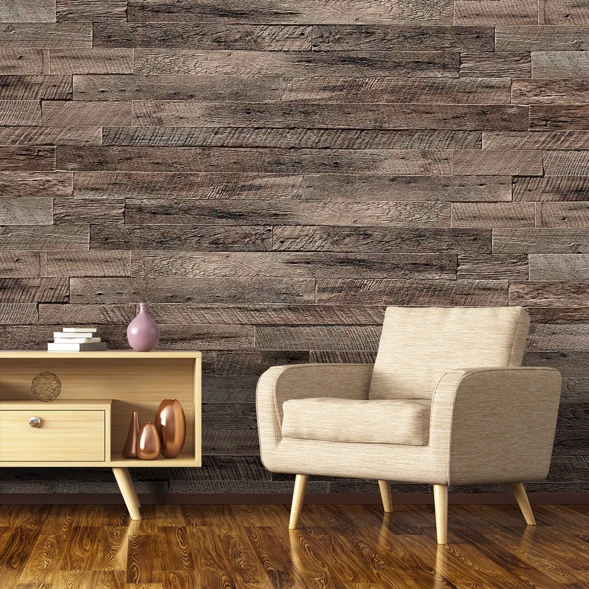 Rough Wood Wall Panel Les Dominotiers