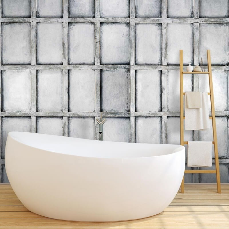 Old White Wooden Panel Les Dominotiers