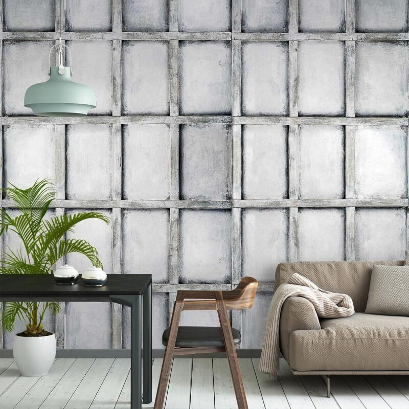 Old White Wooden Panel Les Dominotiers