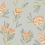 Cayo Wallpaper Harlequin Coral/Silver HZAP111773