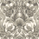 Gibbons Carving Wallpaper Cole and Son Soot/Stone 118/9020