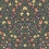 Court Embroidery Wallpaper Cole and Son Marigold/Tangerine/Red 118/13031