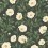 Hampton Roses Wallpaper Cole and Son Cream/Forest Green 118/7016